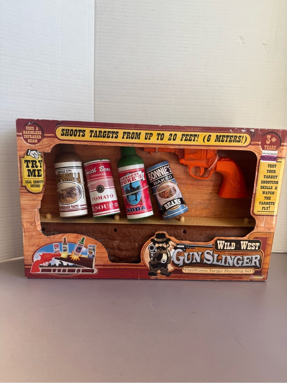 Vintage Wild West toy set